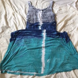 Venus blue ombré maxi dress size med